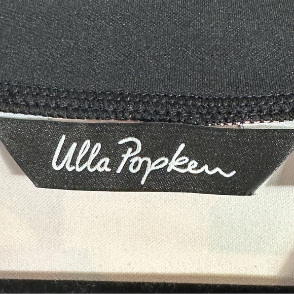 Ulla Popken Neon Graphic Zip Front Back Pocket Stretch Knit Cycling Top 24/26 - Picture 2 of 16